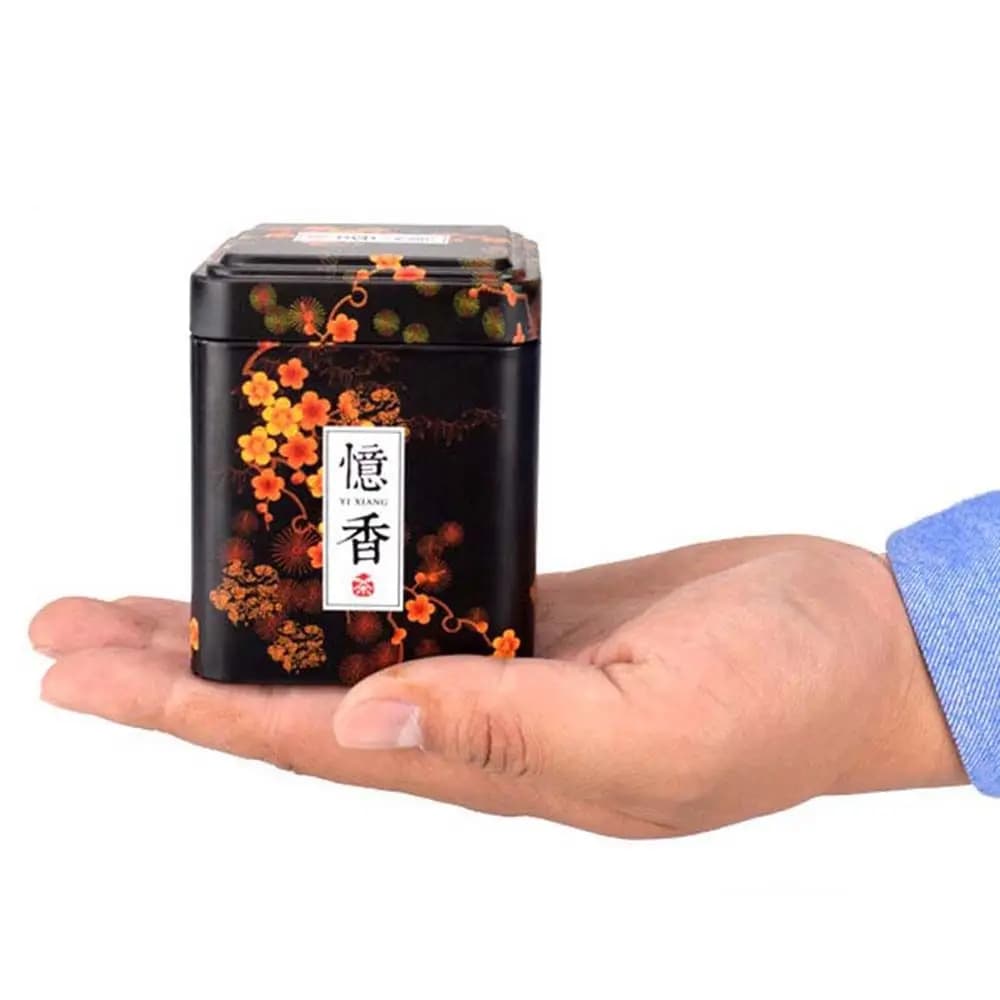 High Quality Metal For Sugar Solid Decoration Aluminum Sealed Canister Coffee Jar Tea Caddies Airtight Container Tea Box