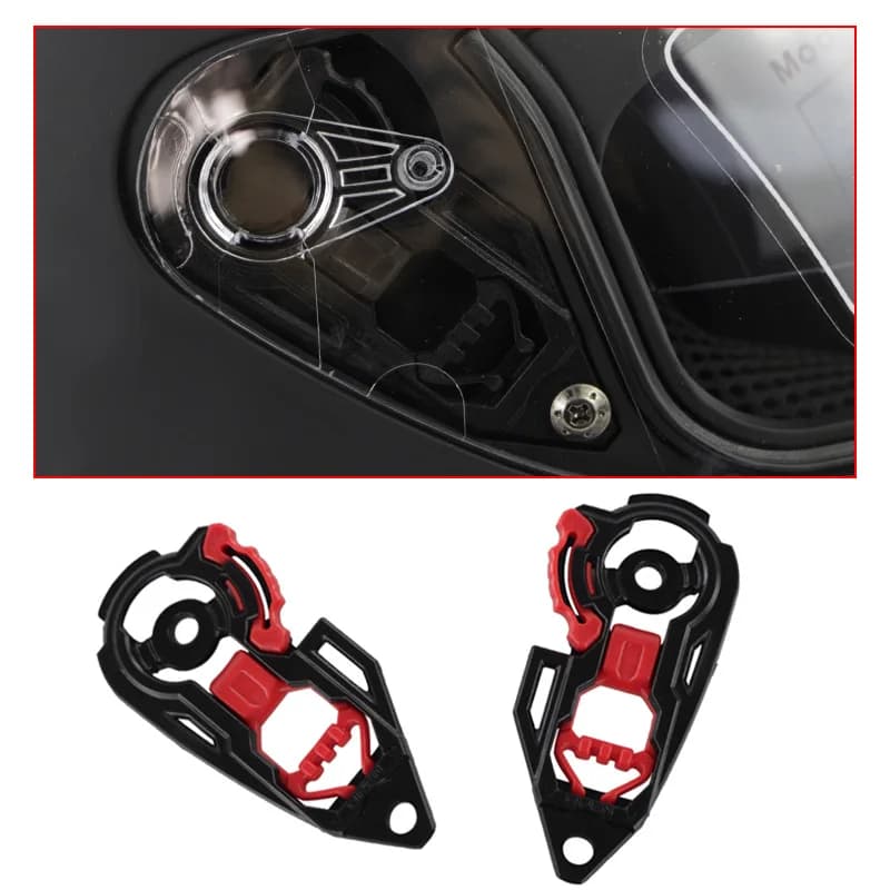 2 pz moto casco Base dell'obiettivo visiera moto scudo equitazione riparazione accessori per K1/K5/K3SV attrezzature per moto