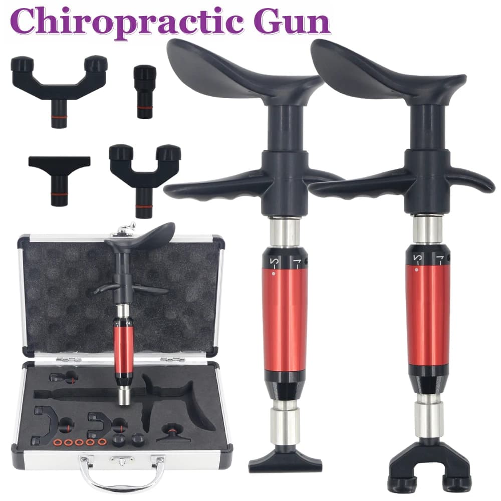 Tools for Chiropractics, Vertebral Column Correction, Massage Manual for Body Relaxation with 4 Heads
