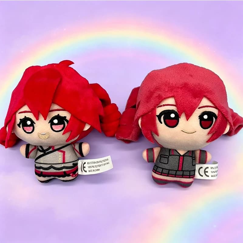 Kasane Teto Plush Toy Soft Doll Stuffed Plushies Figure Anime Cosplay Cartoon Birthday Present Christmas Gift for Fans Girl