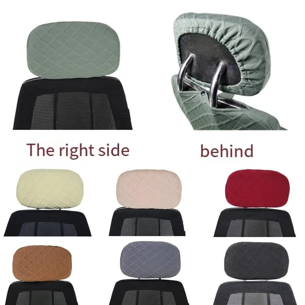 Copricapo per sedia girevole jacquard Copricapo per sedia da gioco elastico antipolvere Copricapo per sedia ispessito a mezza avvolgimento