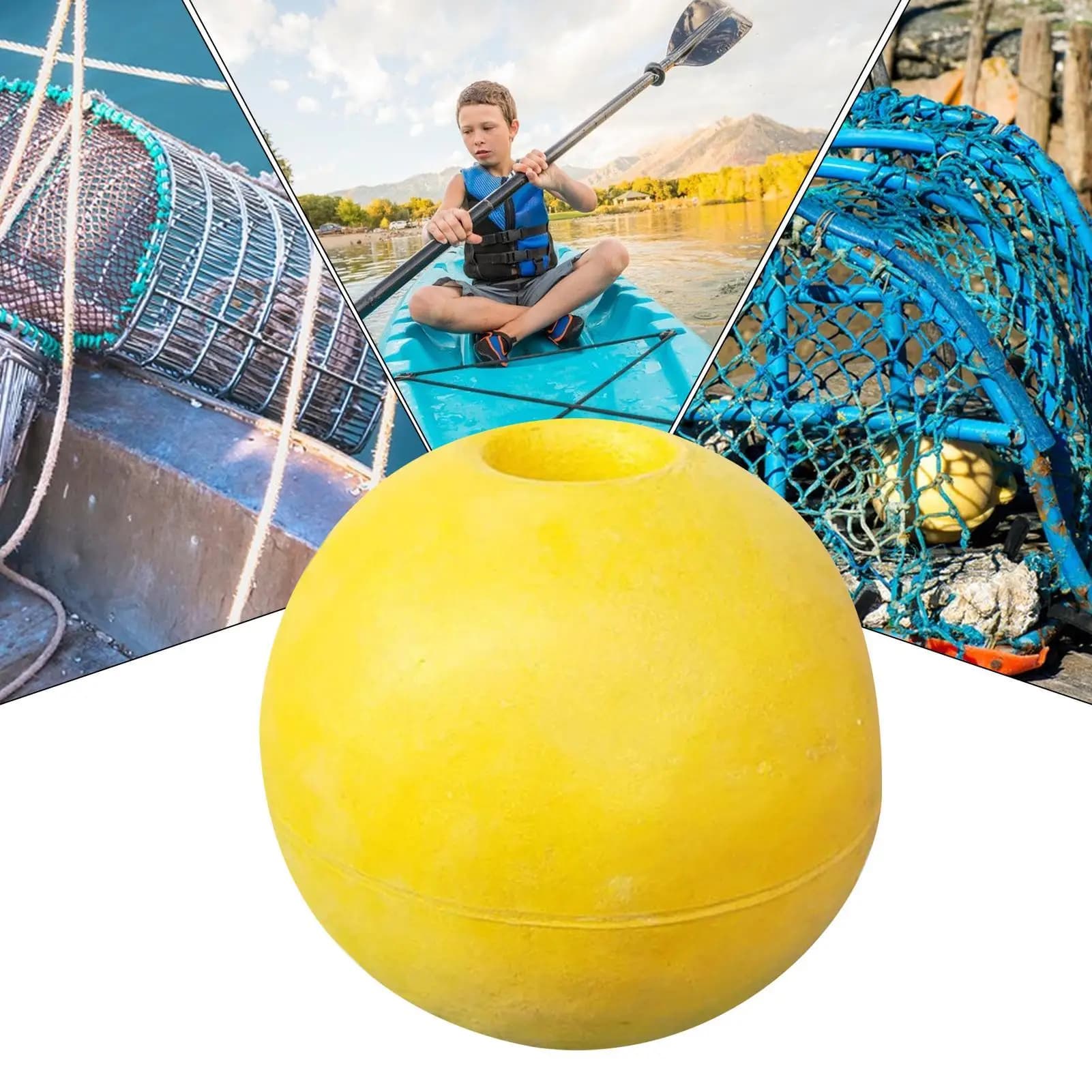 Bright Colors Deep Water Float Marine Rope Floats Fishing Accessories Kayak Stabilizers Drift AnchorRope Float For Boats Pools