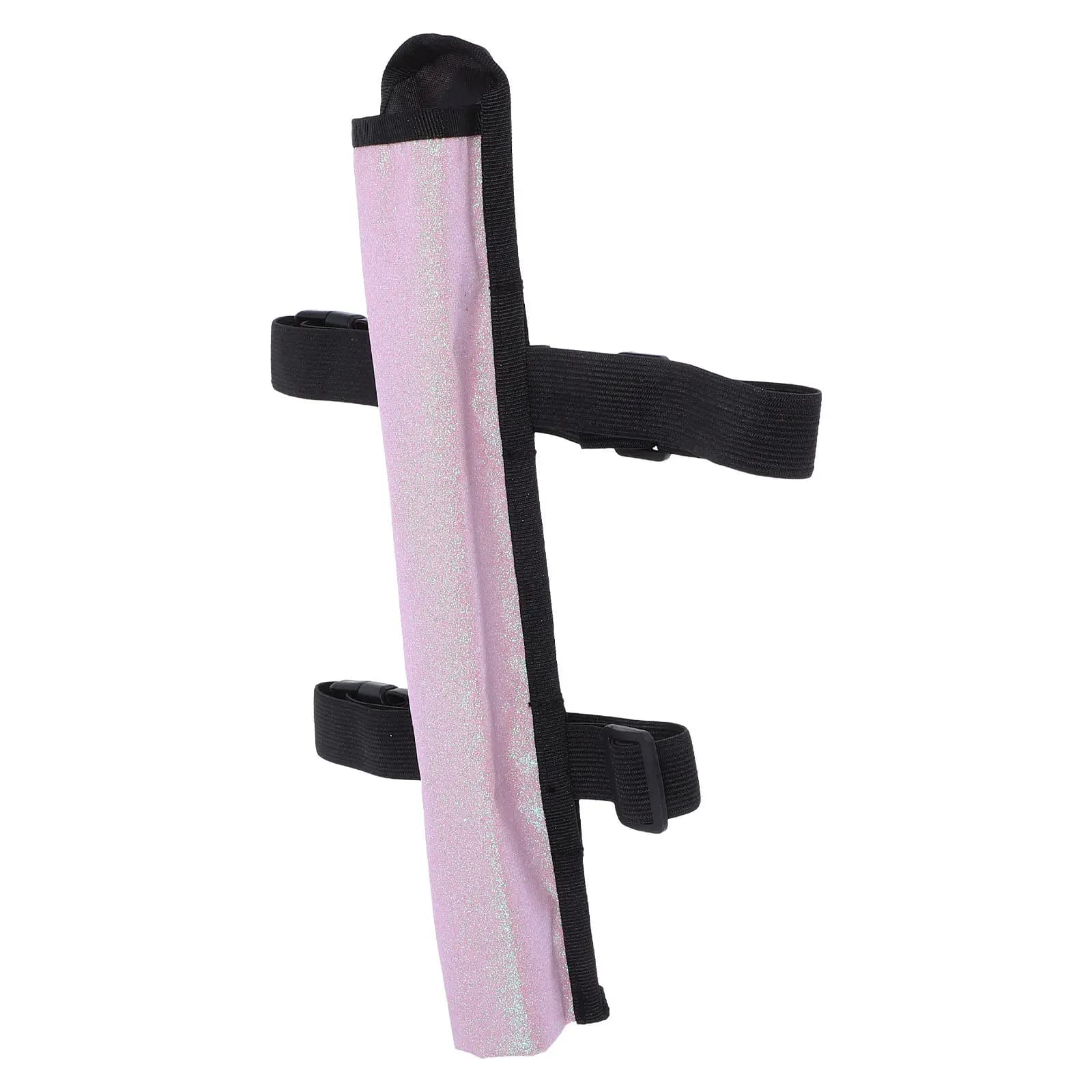 Portable Folding Fan Pouch with Adjustable Thigh Strap Canvas Leg Bag for Kung Fu Tai Hand Fans Festival Rave Performance