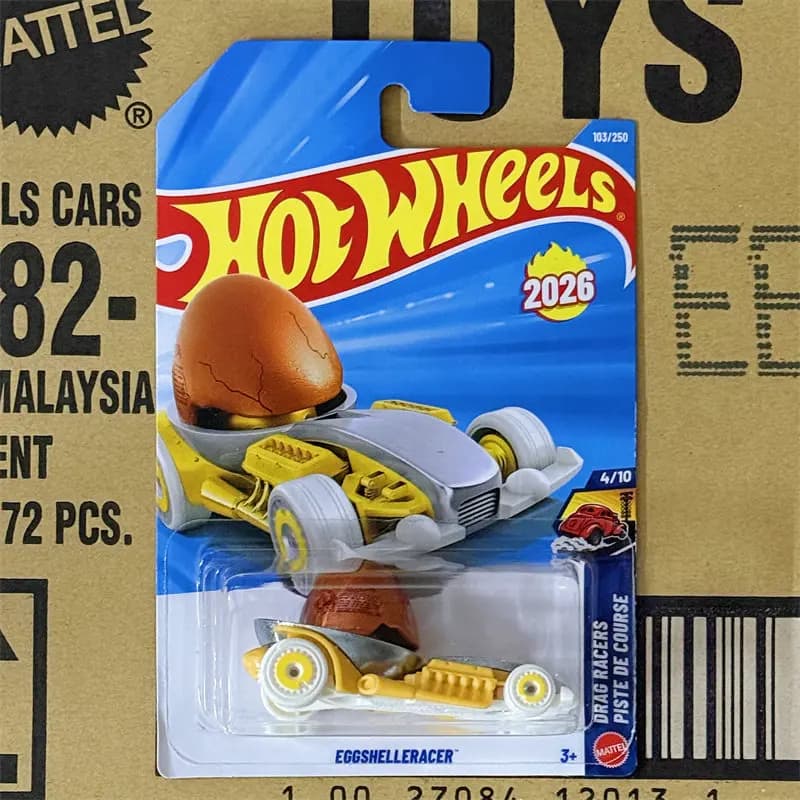 Modellino Auto Hot Wheels Eggshelleracer in Scala 1:64, Serie Esclusiva Pasqua, Veicolo da Collezione, Giocattolo Regalo