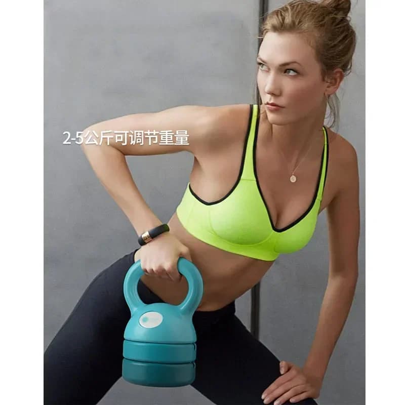 Upgrade MK2001-12LB Professional Fitness Kettlebell Body Building Adjustable Weight Lifting Kettlebell Exercise unisex