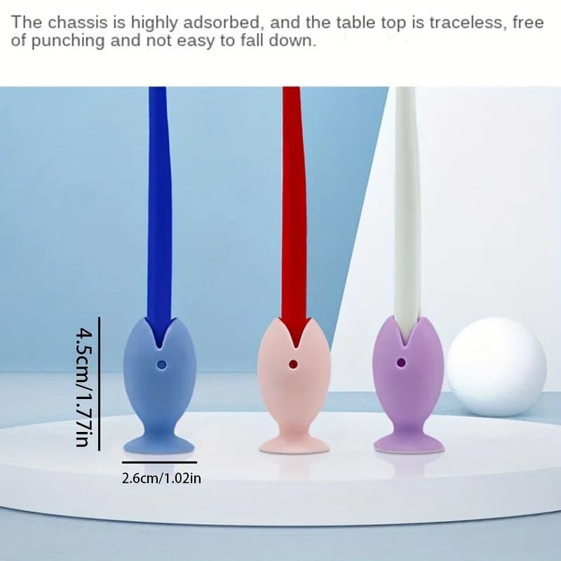 Portaspazzolino in silicone a forma di pesce da 1 pezzo - custodia protettiva e supporto portatile per spazzolino da viaggio