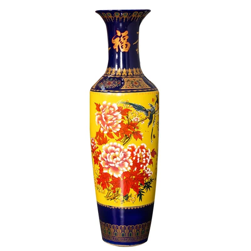Jingdezhen, ceramica, vaso grande, pendolo, stile cinese