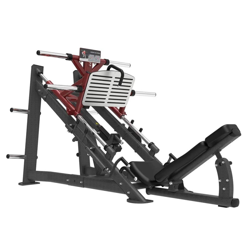 TZ Fitness TZ-8308 Gym 45 Degree Leg Press Strength Training Weight Plate Loaded Linear Leg Press Machine