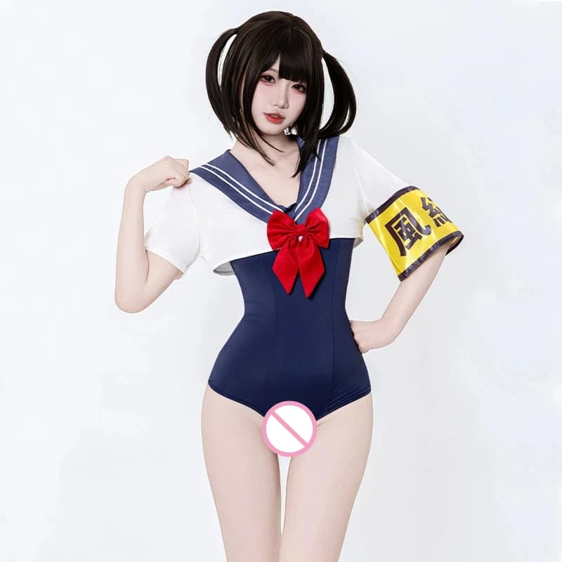Japanese Style Sea Beach Pool Swimsuit Low Waist Spring Pants Anime Animation Same Women Cosplay Clothing 2026