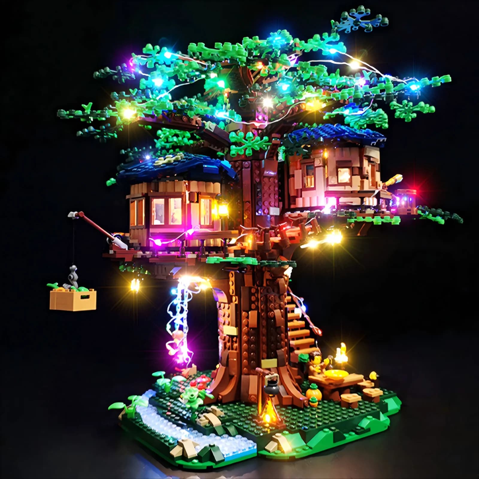 LYBMTWF Kit di illuminazione a LED compatibile con Lego 21318 Tree House (NON includere i mattoni modello)