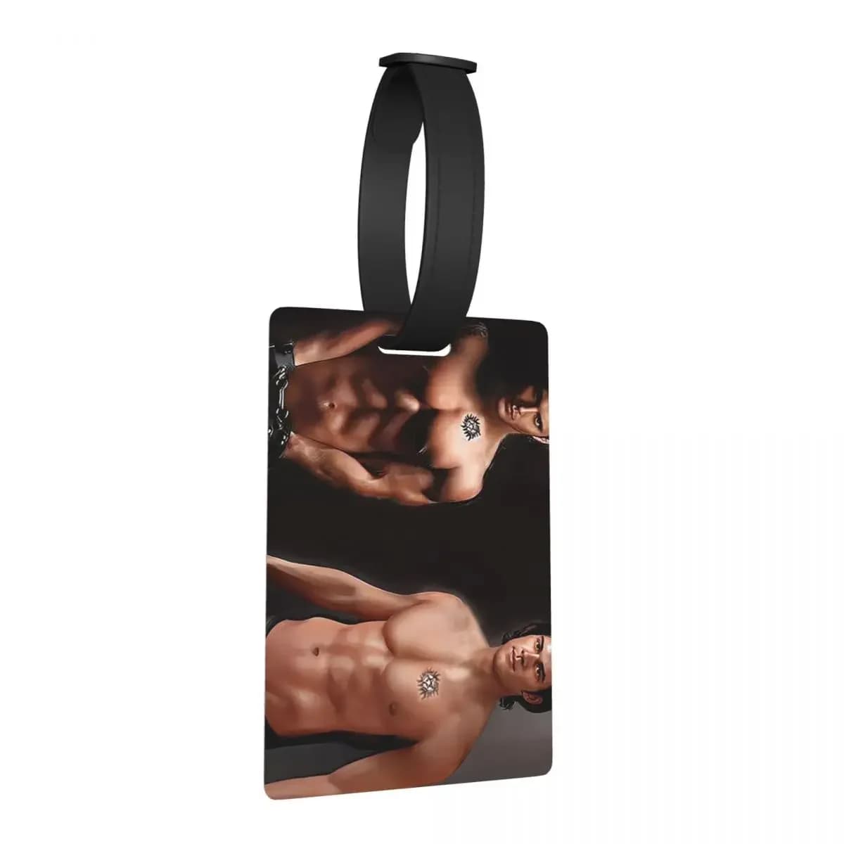 Supernatural TV Wincherter Bros Etichette per bagagli Accessori per valigie Viaggi Carino Bagaglio Imbarco Tag Porta etichette ID Nome Indirizzo