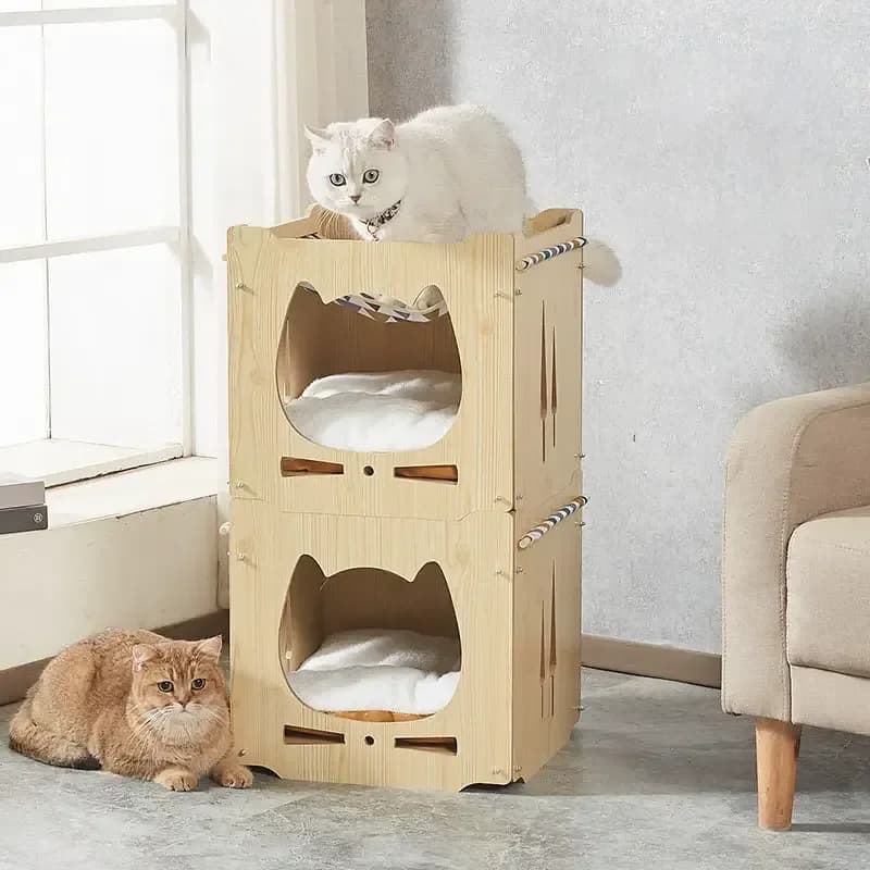 China Wholesale Wooden Cat Dog House Dogs Kennel Pet Houses Large Wooden Dog House