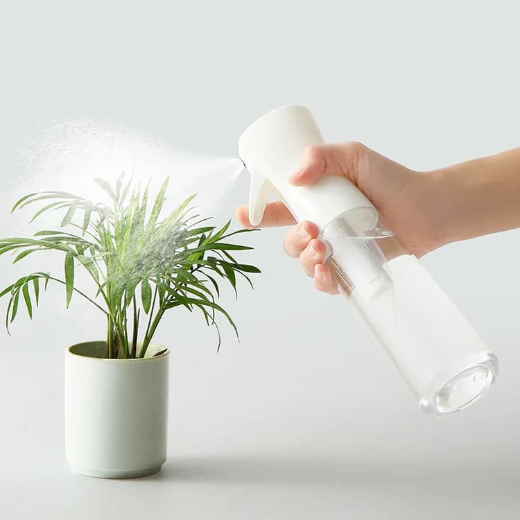 Flacone Spray Continuo ad Alta Pressione 200/300/500ml, Atomizzatore a Nebbia Ultra Fine, Spruzzatore Disinfettante, Spruzzatore d'Acqua Vuoto, Strumenti per Capelli
