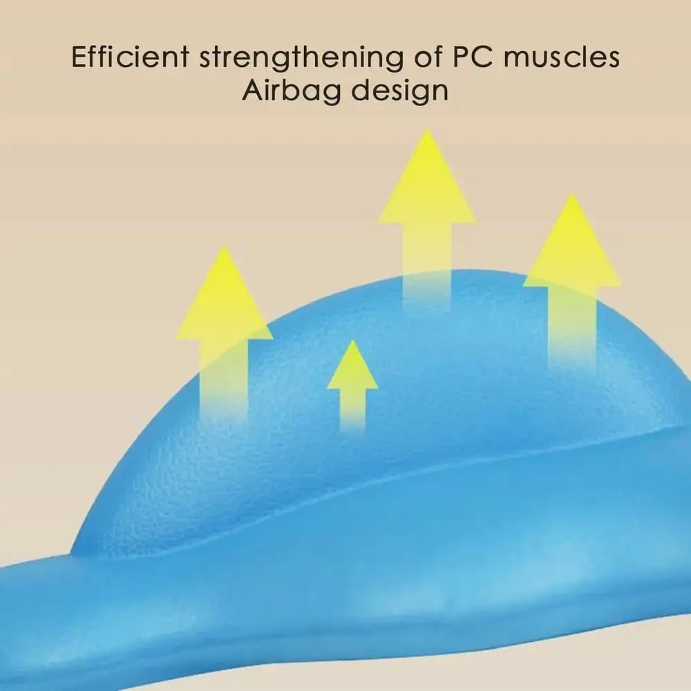Allenatore Muscolare Ergonomico per Kegel, Cuscino Morbido Portatile, Strumento per Rafforzare i Muscoli dell'Anca, Massaggiatore in PU per Pavimento Pelvico