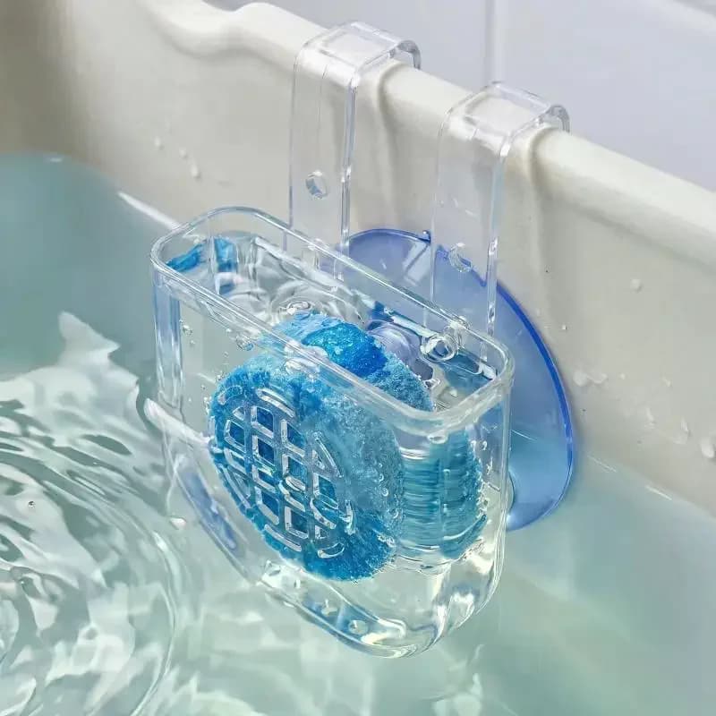 Toilet Tank Tablet Holder Silicone Versatile Toilet Bowl Hanging Cleaner And Deodorizer Hanger