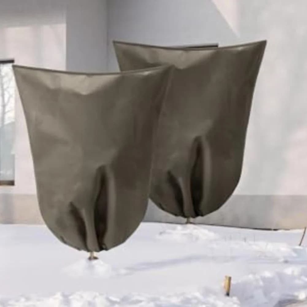 Winter Covers for Plants with Closure of Coulisse, Large Bags for Gel Protection for Small Trees, Plants in Vase and Garden Shrubs