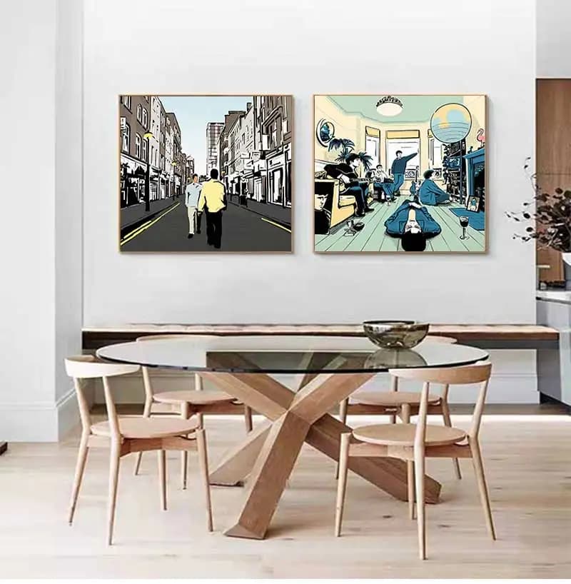 Oasis Absolutely Possible Album Poster Print Square Manchester Canvas Painting Wall Art Picture Music Lover Home Decor Framel
