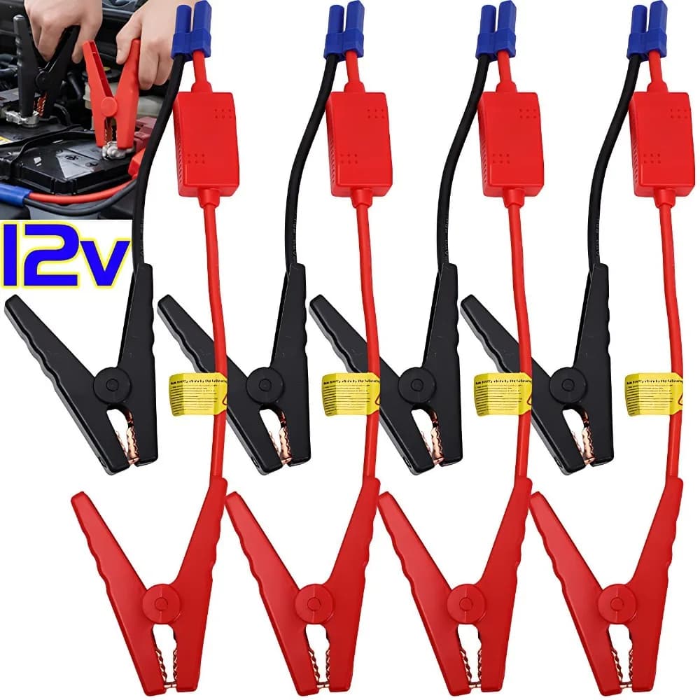 12V Filo di Fuoco Clip Ponticello Cavo EC5 Connettore Morsetto A Coccodrillo Booster Batteria per Auto Salto Di Emergenza Avviamento Accessori Auto