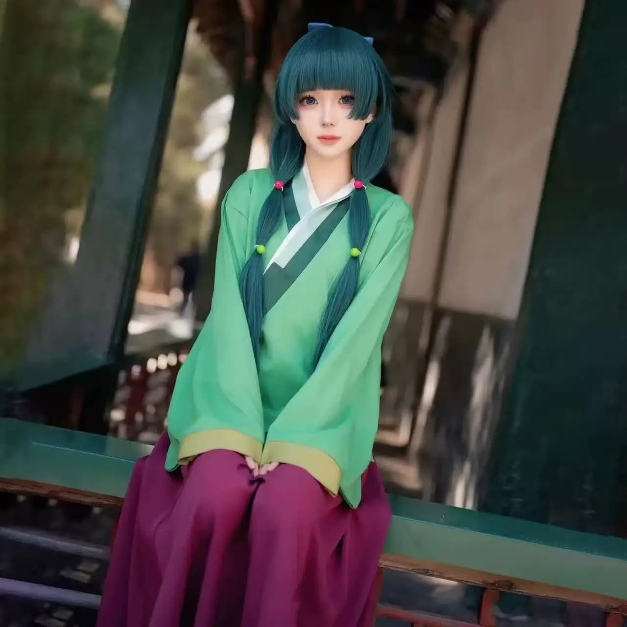 Costume Cosplay Anime Maomao, Kimono di Apothecary Diaries, Uniforme Hanfu di Mao Mao, Abiti per Halloween e Feste di Carnevale per Donne