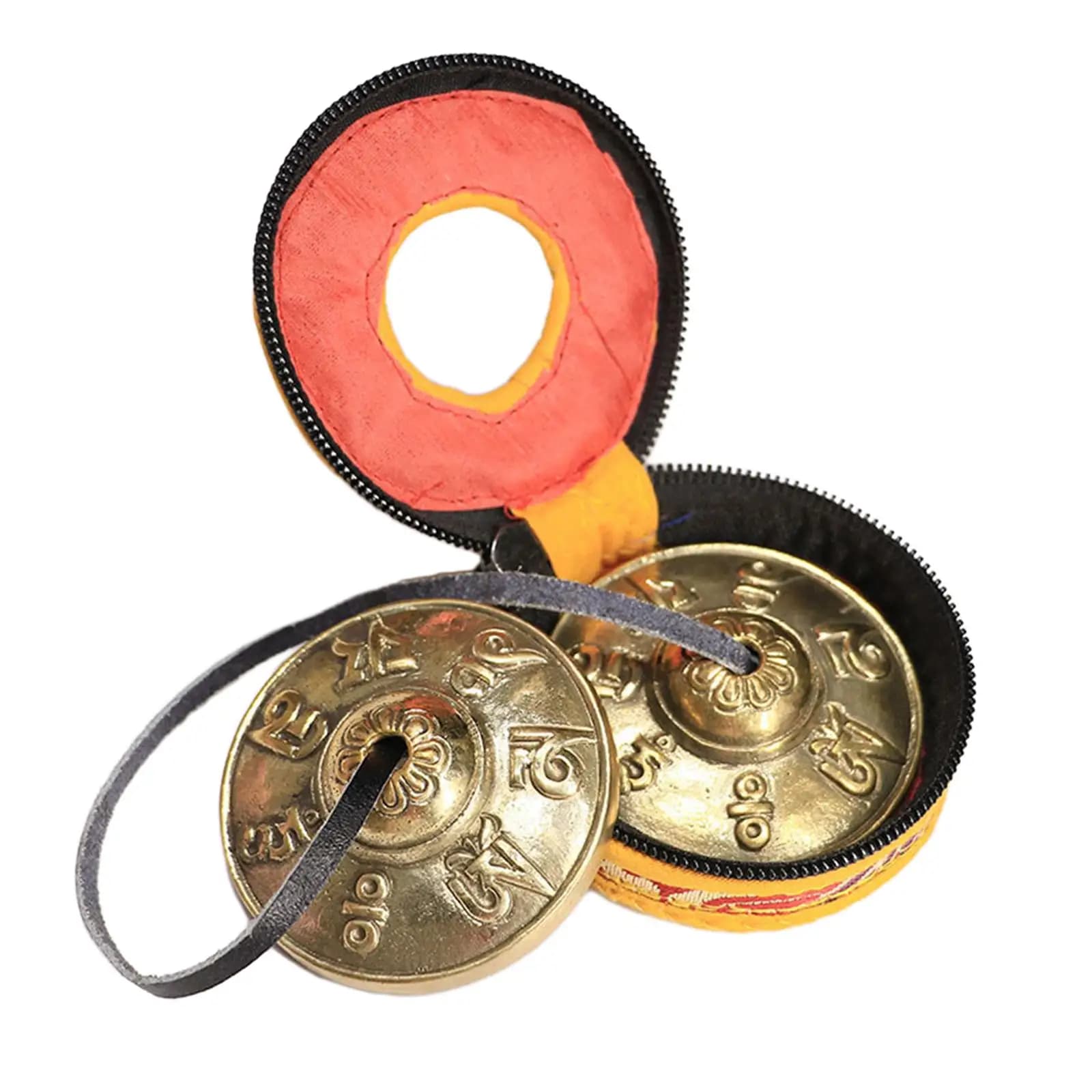 Handcrafted Tibetan Tingsha Cymbals Bell Brass Chime for Meditation Yoga Practice Sound Healing Mindfulness Chakra Care