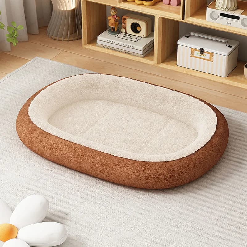2024 Inverno Cane Gatto Letto Divano Zerbino Tappeto Rotondo Tappeto Cuccia per Animali Domestici Nido Materiale Morbido Caldo Dormire Casa Cucciolo Cuscino