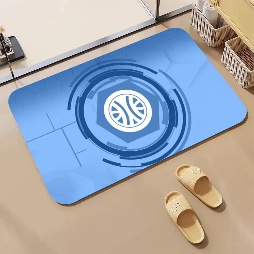 Tappetino da bagno in diatomite anime-B-Bakugan-N, tappetino da porta antiscivolo ad asciugatura rapida e assorbente
