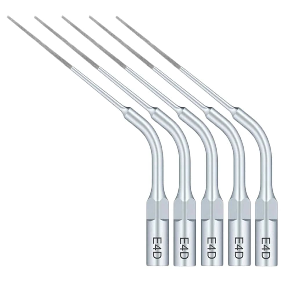 5 Endodontic E4D Ultrasound Dentral Absorber Tips Compatible with Manipula Woodpecker EMS Satelec Denti Whitening Tool