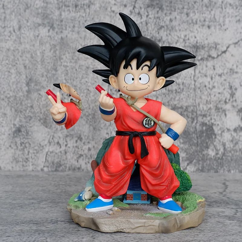 19 centimetri Anime Dragon Ball Z Super Saiyan Son Goku Cuore Gesto PVC Action Figure Gioco Statua Collezione Modello Bambini Giocattoli Regali bambola