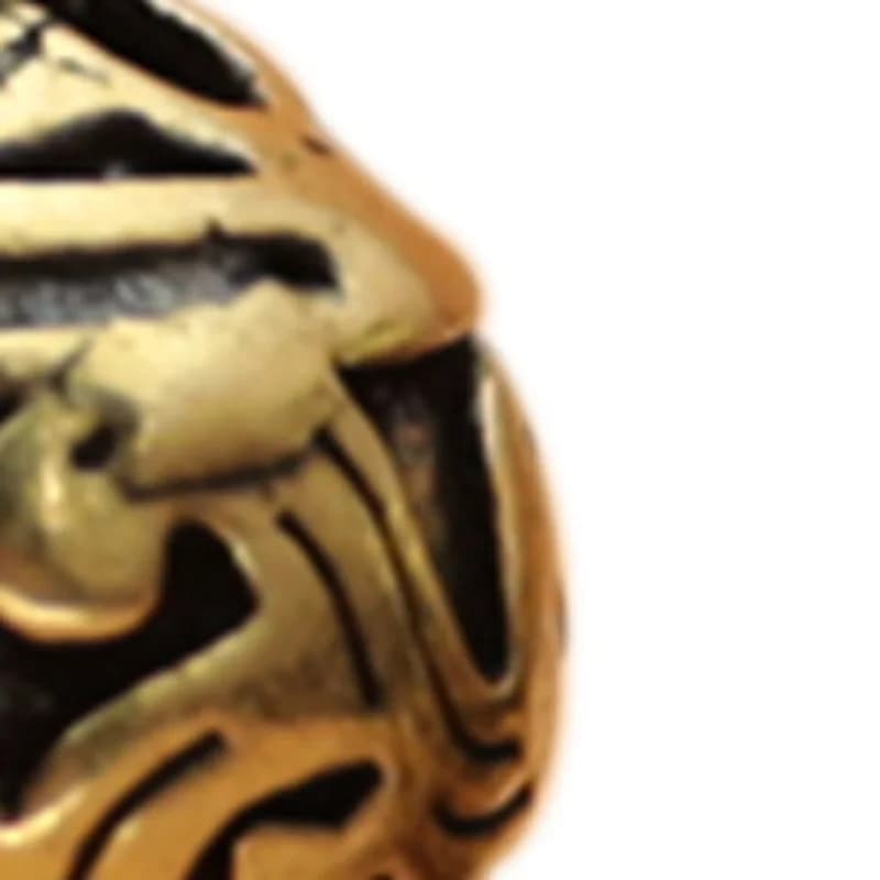 Mini Gluttony Brass Wind Bell Die-Casting Gluttony Beast Car Key Pendant Tibetan Auspicious Bronze Bell Creative Gift Home Decor