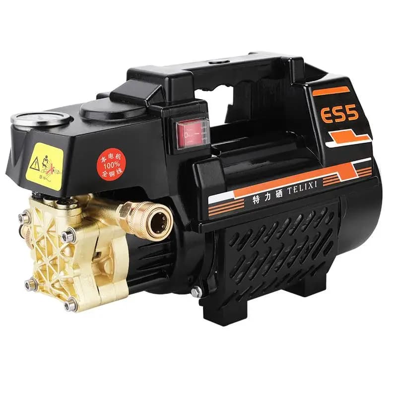 Macchina per la pulizia 220V, lavatrice per auto ad alta pressione, barile d'acqua con nucleo in rame puro, pompa dell'acqua per auto con spazzola multifunzionale