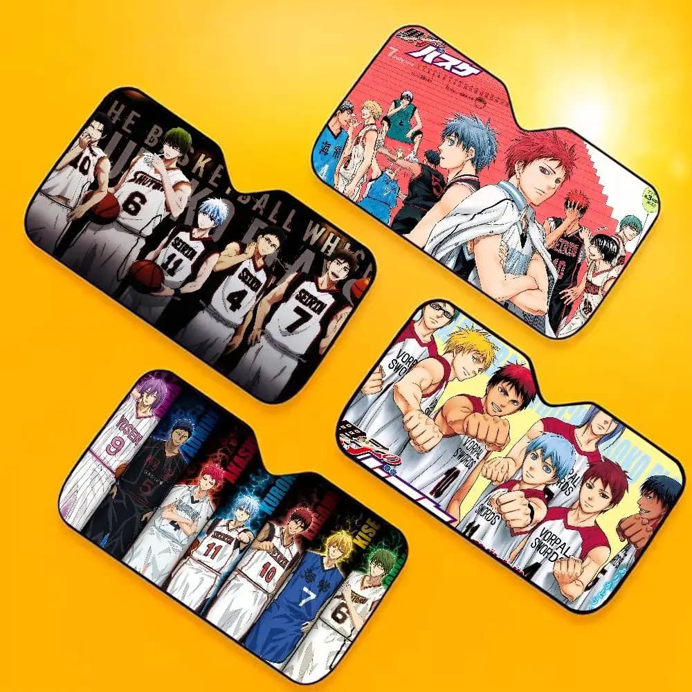 Parasole per parabrezza Pop Manga K-Kurokos B-Basketball per auto, parasole per parabrezza anteriore