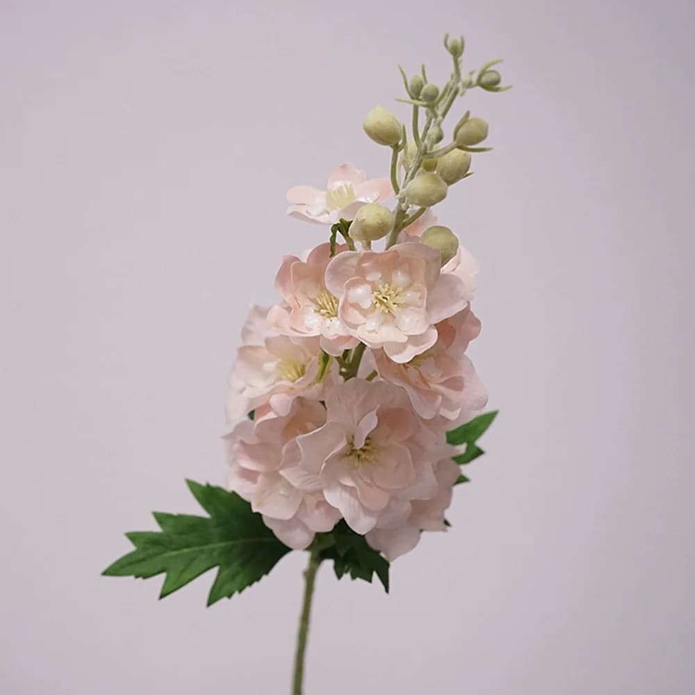 72cm Artificial Delphinium Flower Moisturizing Lifelike Delphinium Stem Real Touch Simulation Flower Wedding Bouquet