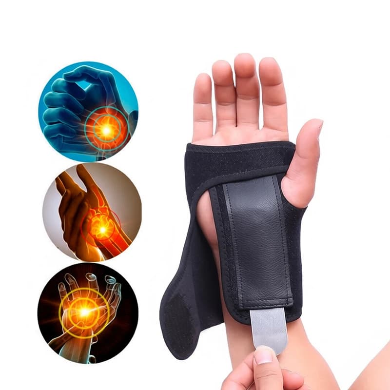 Supporto per Polso COD per Alleviare il Dolore, Tutore in Metallo per Polso, Stabilizzatore Regolabile per Polso e Pollice, Fascia Immobilizzante〔HMA58〕