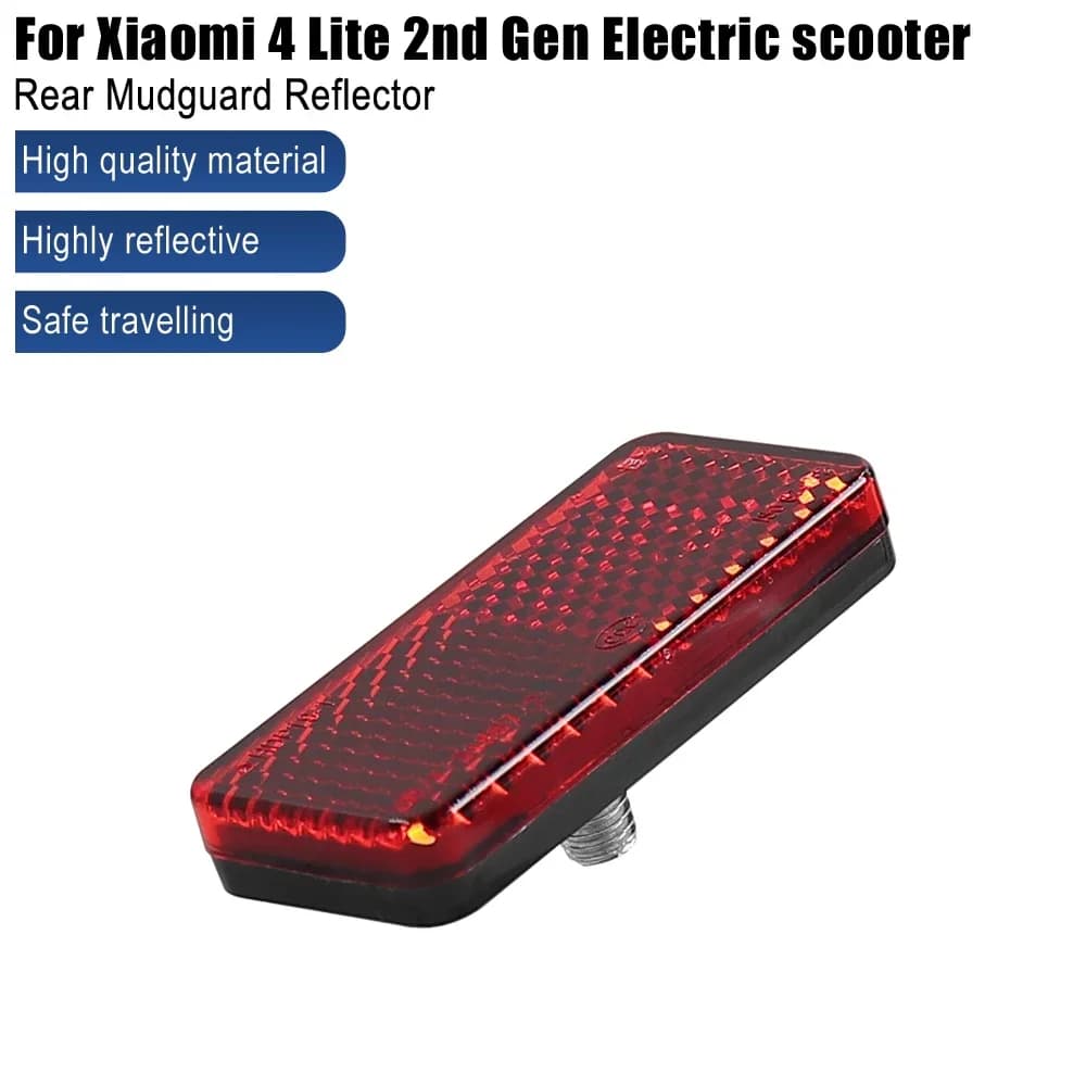 Reflective Strap Safety Tube Night Reflector for Xiaomi 4 Lite (2nd Gen) Electric Scooter Rear Mudguard Reflective Sheeting Part
