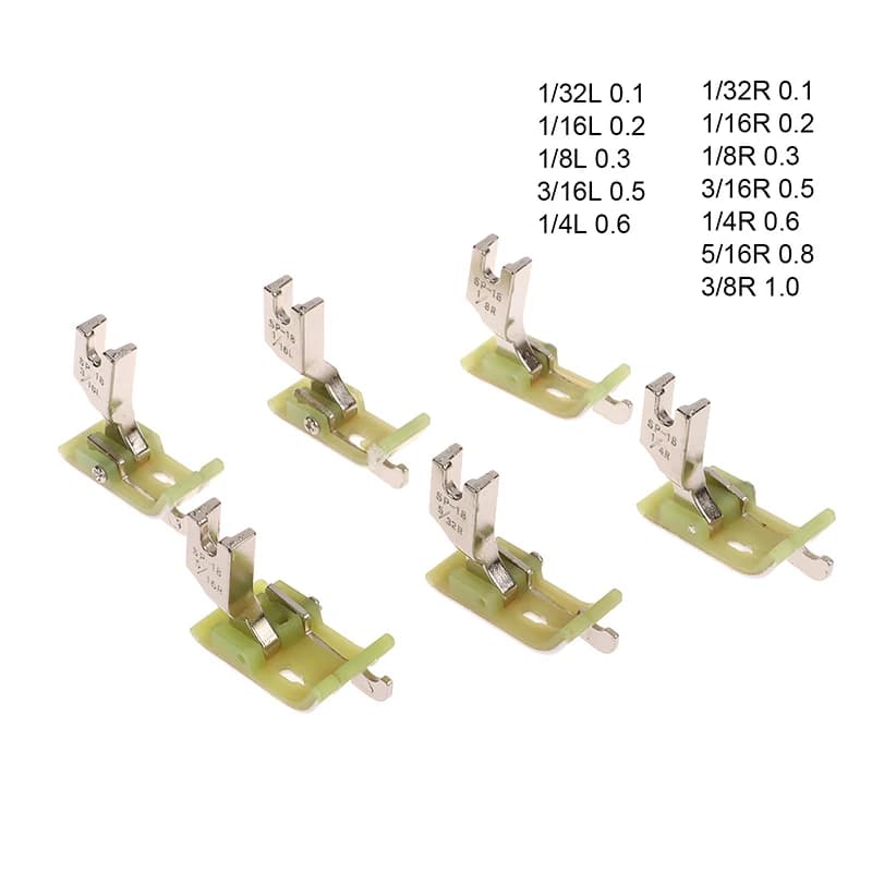 Piedino Guida Bordo Destro/Sinistro SP-18 per Macchina da Cucire Industriale a Punto Dritto a Ago Singolo - Accessori per Cucito
