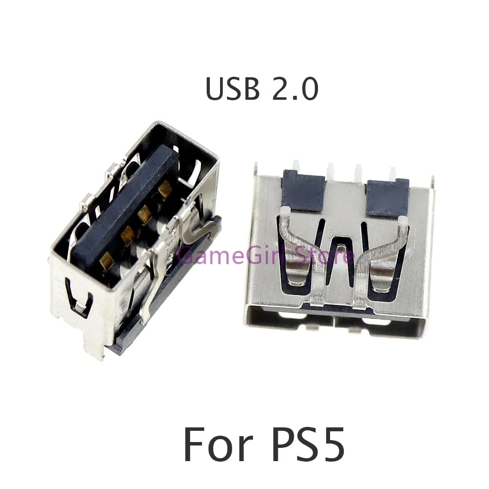 30 pezzi di connettori originali USB 2.0 con porta Hi USB A per console Playstation 5 PS5, accessori per videogiochi