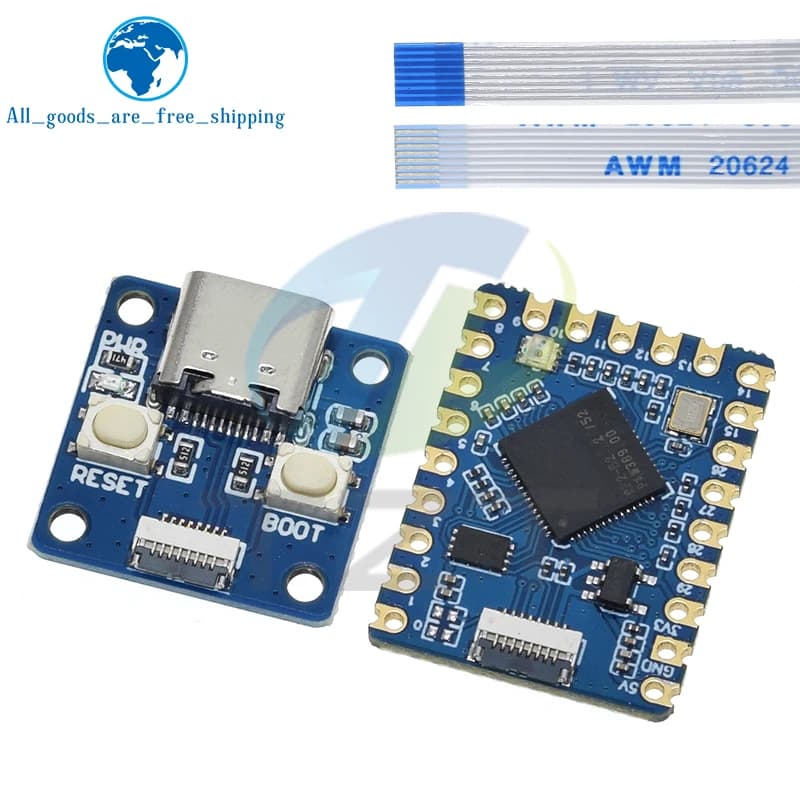 TZT RP2040-Tiny Module 1PCS USB Type C Interface 264KB SRAM 2MB Flash for Raspberry Pi PICO ZERO Development Kit Arduino