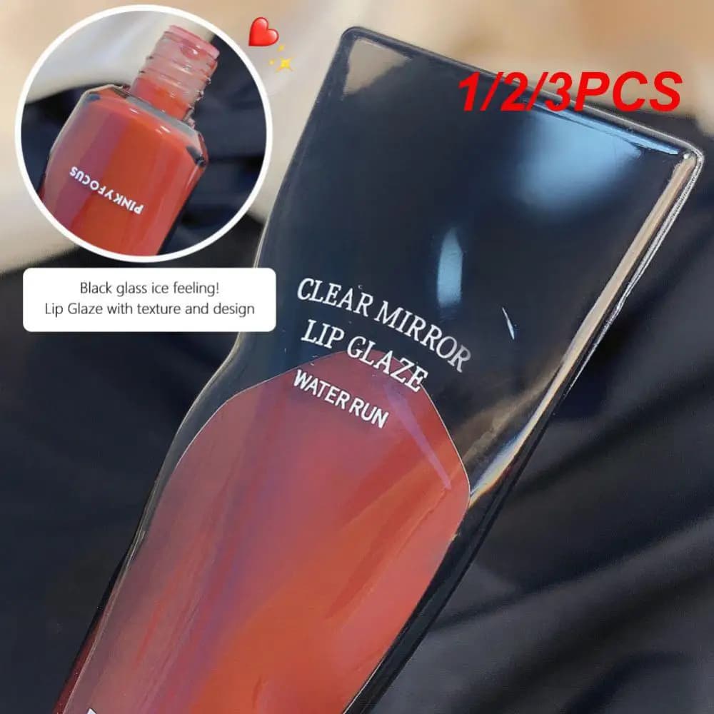 1/2/3 pz rossetto liquido trucco labbra idratante smalto per labbra bellezza lucidalabbra vetro olio per labbra specchio cosmetico coreano acqua