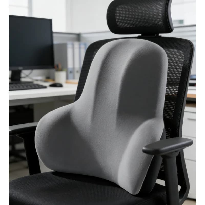 Cuscino per il collo in memory foam e supporto lombare traspirante per auto, cuscino poggiatesta e schienale per sedile auto, per alleviare il dolore