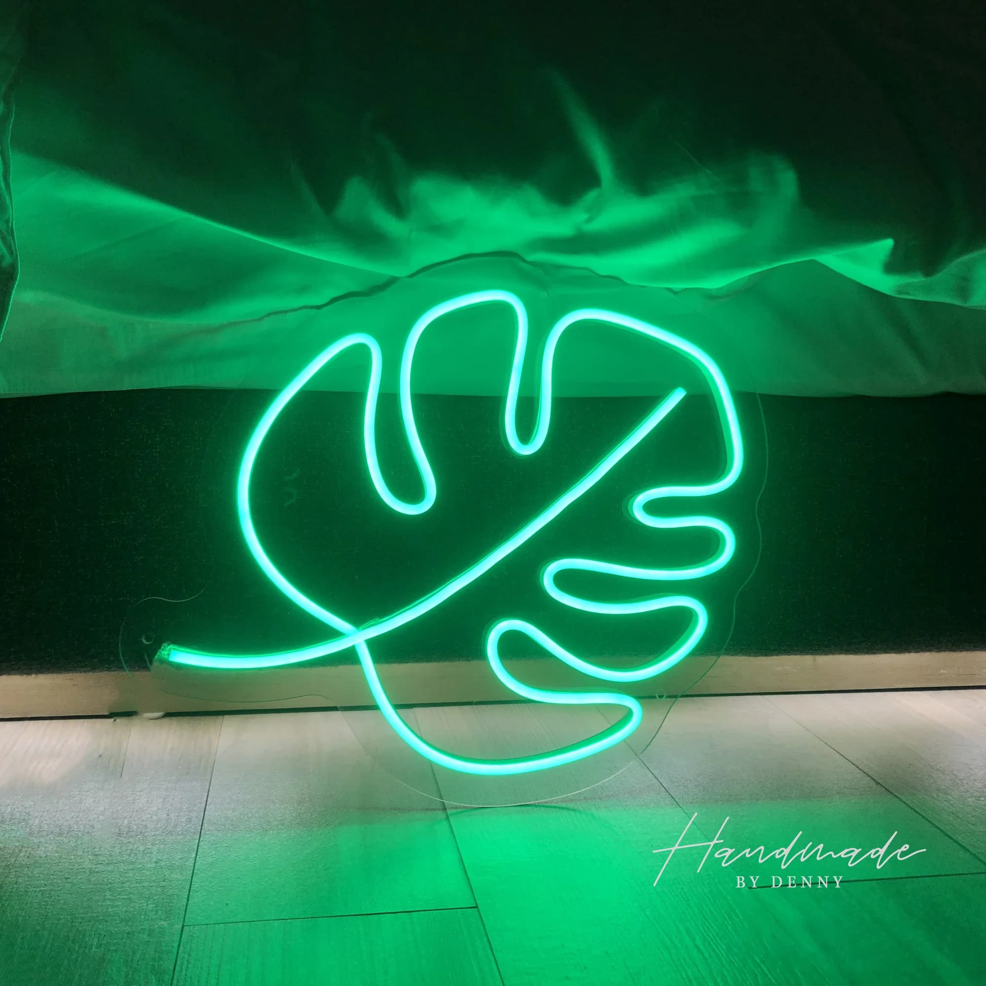 Insegna al Neon LED, Luce al Neon a Forma di Palma Verde, Decorazione da Parete, Illuminazione per Casa, Bar, Club, Caffetteria, Hotel
