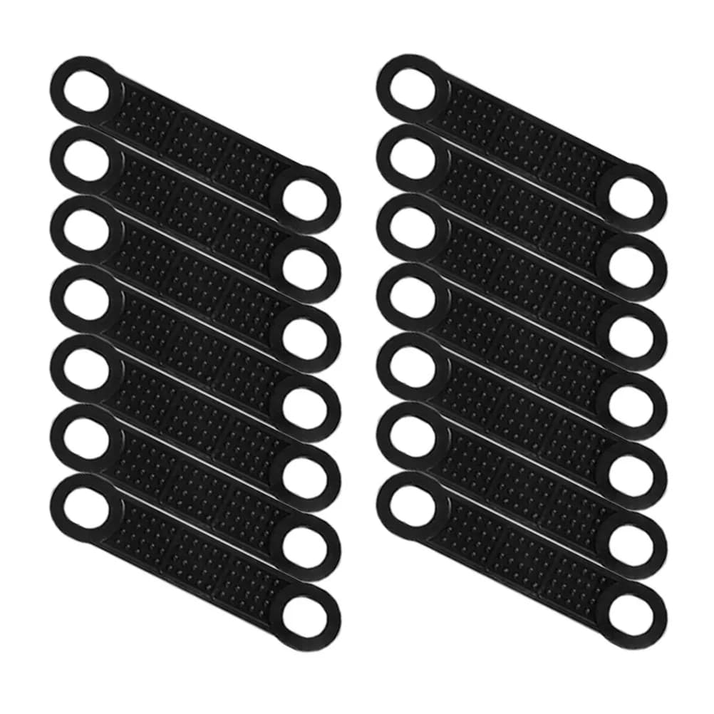 60Pcs Silicone Clothes Hanger Anti-Slip Strips Non-Slipping Grip Straps for Coats Shirts Blouses Wardrobe Closet Home Decor