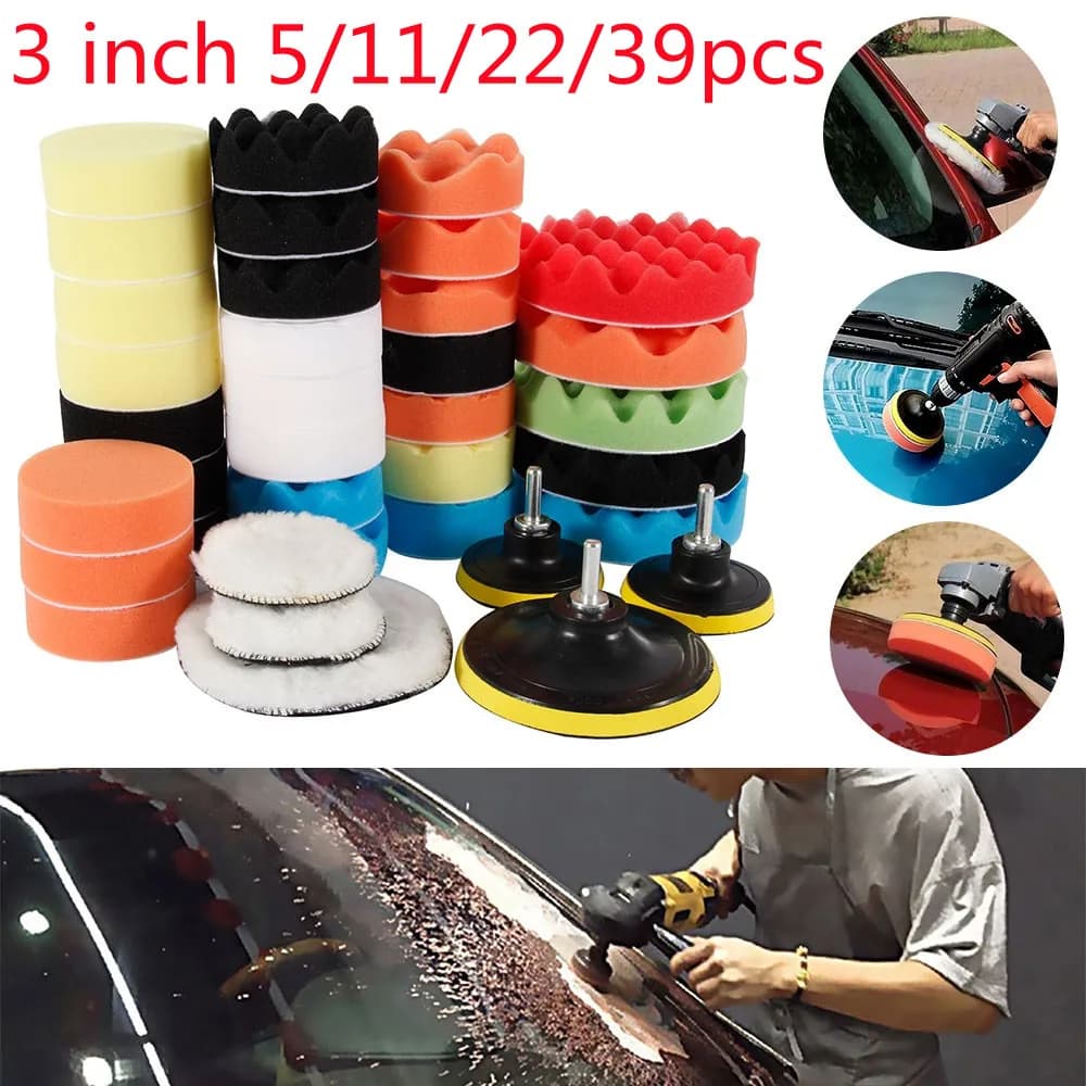 Tampone per lucidatura auto s Kit lucidatura strumento per ceretta lucidatrice tampone per macchina rimuove i graffi attacco dremel tampone per lucidatura dropshipping
