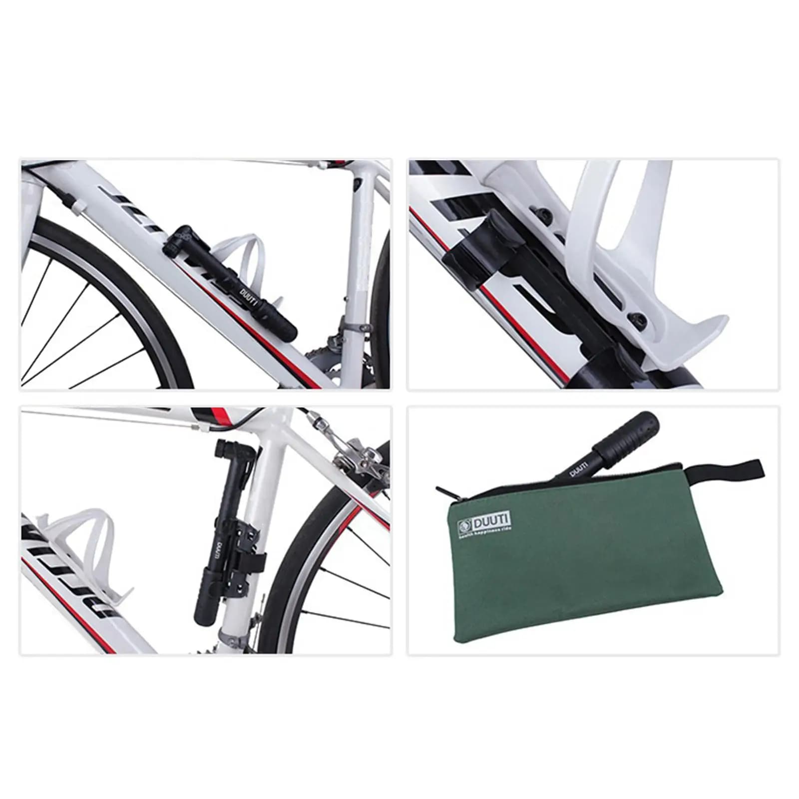 Ultra-light Mini Compact Bike Pump High Pressure Hand Air Inflator for Game Balls Air Beds Swimming Rings