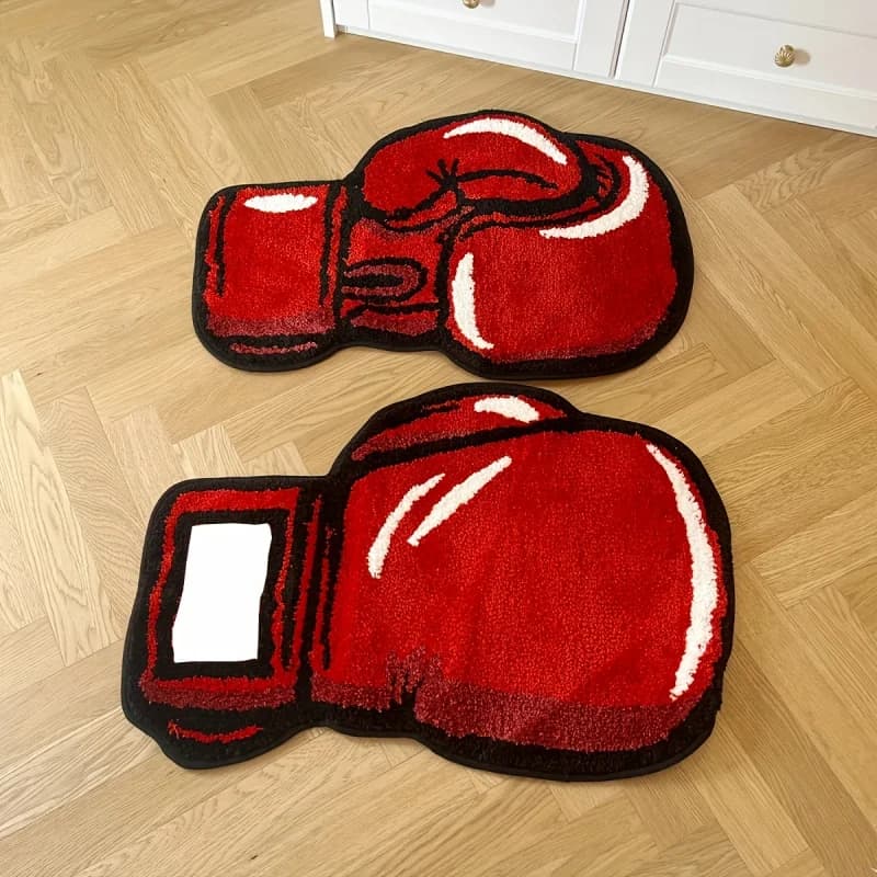 VIKAMA A pair of carpet style boxing gloves, gym mats, interior decorations and soft non-slip mats in plush