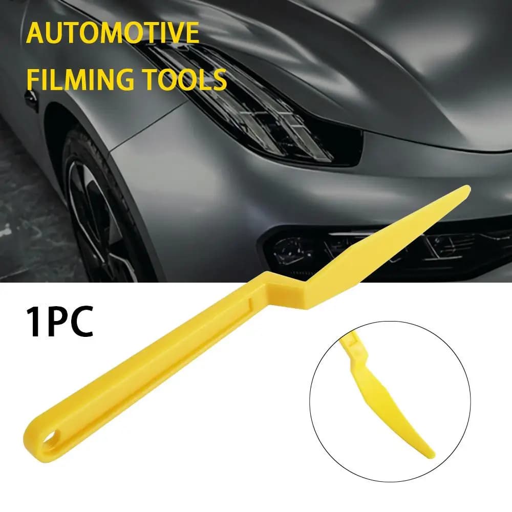 Adesivo in fibra Applicatore in vinile per ripieno di cuciture Seccatoio Raschietto Strumento di aiuto per l'avvolgimento Secavi Taglierina Strumento per tinta per finestrino dell'auto