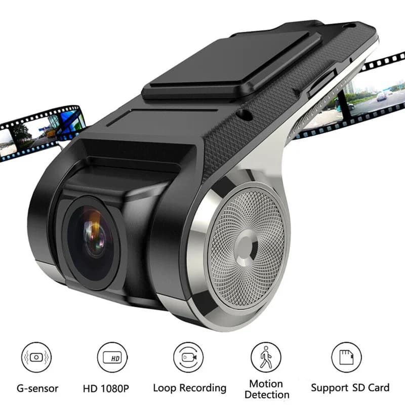 New Mini Car DVR Camera Dashcam For Android USB Video Registrator G-sensor Night Vision WIth ADAS G-Sensor Night Vision