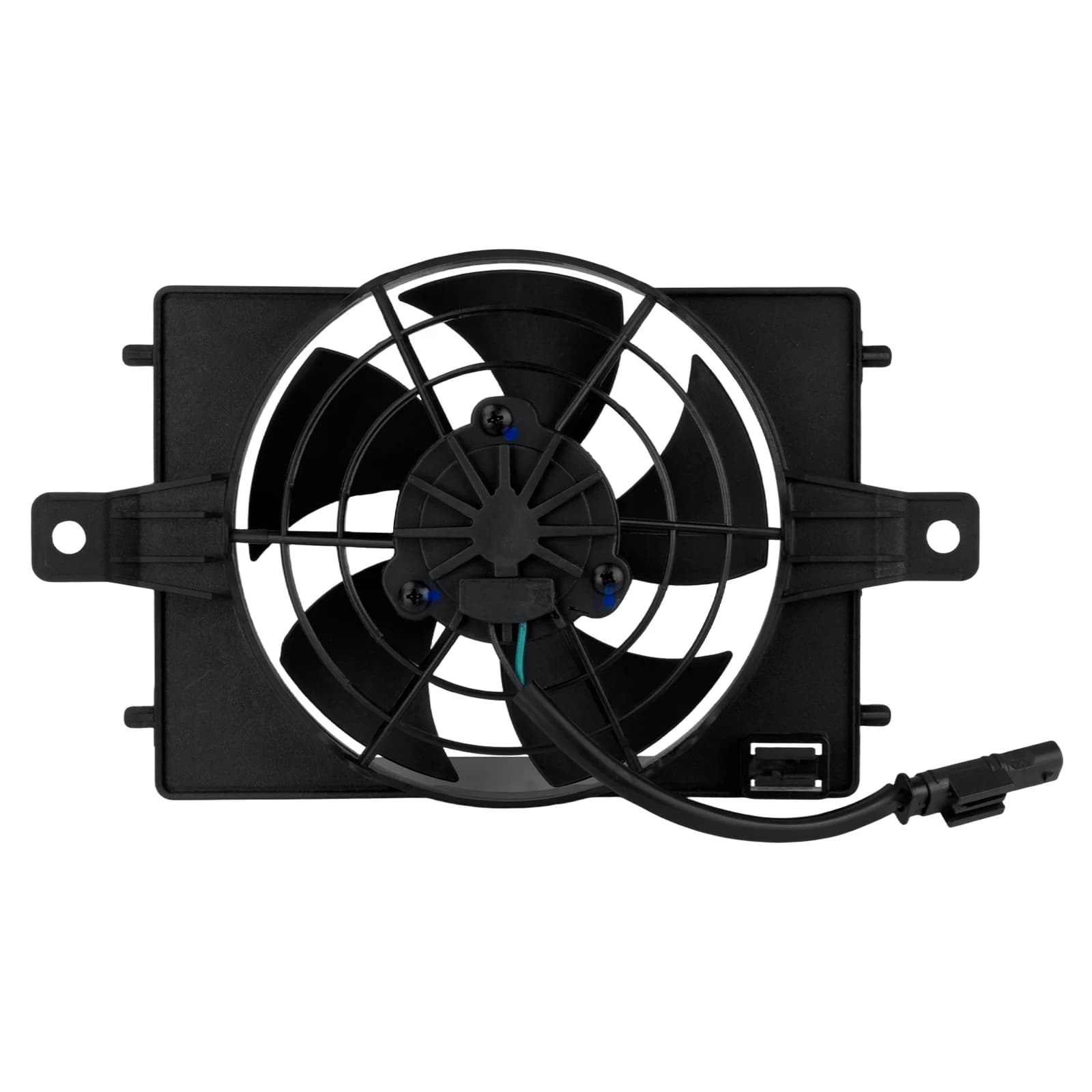 Radiator Cooling Fan Electric CoolFlow Black Plastic 12V 1PC Motorcycle Engine Cooler For BMW R1200 RT R1200RT 2016 Water Tank