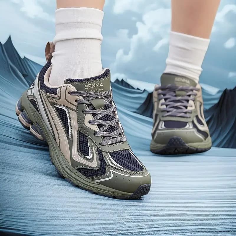 Dual-Use Running Shoes for Outer and Daily Use, Unisex Sneakers Lightweight and Comfortable for Couples