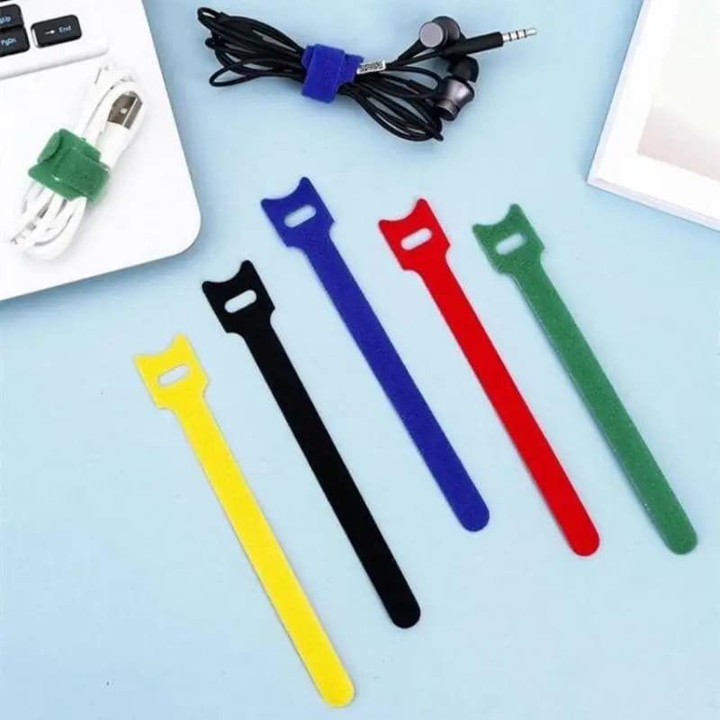 Cable Management Straps 30/50/100pcs Hook And Loop Reusable for Tech Setup