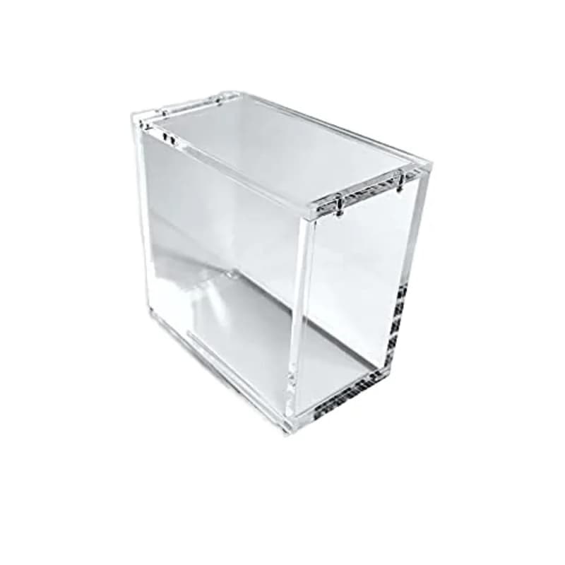 Scatola da allenamento in acrilico Elite Scatola portaoggetti per espositore per giochi di carte PTCG con coperchio magnetico Scatola in acrilico ETB